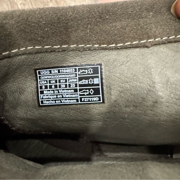 Ugg Varney Suede Moccasin Zip Up Ankle Boot Designer Flat Shoe Summer Winte - Picture 3 of 5